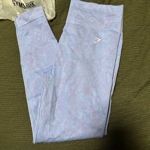 Gymshark Purple & Blue Butterfly Leggings